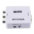 AV RCA To VGA Video Adapter HD 1080P TV Converter Switch Box. 