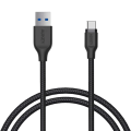 Aukey Braided Nylon USB 3.1 Gen 1 A to C Cable (3.95ft) (CB-AC1). 