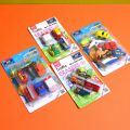 1 pack of transport / traffic erasers / fancy erasers / rubbers - stationery rubber for kids - girls and boys. 