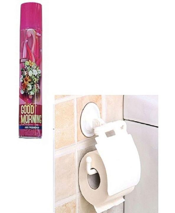Tissue Roll Holder + Free Air Freshener