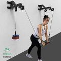 Home Gym Wall-mounted Cable Machine Attachments Workout Triceps Biceps Pulley System Fitness Pull Down Rope Equipment. 