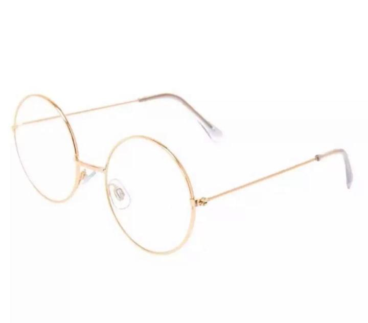 Gold round glasses best sale