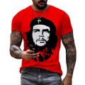 2025 New 3D Che Guevara Graphic T Shirt For Men Clothing Harajuku Fashion T-Shirts Leisure O-neck Short Sleeve Pullover Summer Loose Tops. 