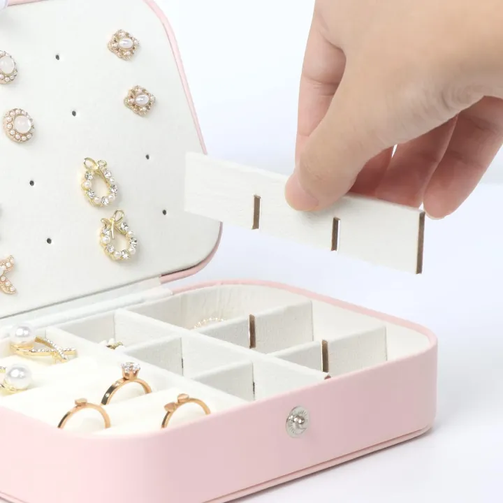 Portable%20Double%20Layer%20Travel%20Jewelry%20Organizer%20Box%20for%20Women%20%E2%80%93%20Mini%20Storage%20Case%20with%20Display%20%E2%80%93%20Classic%20Style%20%E2%80%93%20All%20Season%20%E2%80%93%20Fabric%20Lined%20-%20Image%204