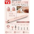 Rechargeable Flawless Salon Nail Pro Electric Nail Drill Bits File Tool Set Machine Grinding Acrylic Art Manicure Pen Shape for Manicure Pedicure Cuticle Clean Gel Remover Nail Art Milling Cutters Manicure Tools Pedicure Kit. 