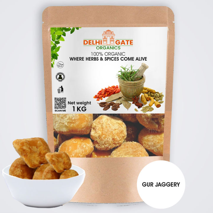 Special Desi Jaggery Gurr | Brown Sugar | Chemical Free - 1 KG