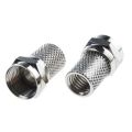 RG6 RG7 Twist On F Type Coaxial Cable Connector Plugs High Quality Connector For TV Satellite Antenna Coax Cable. 