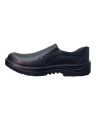 Safety Shoes with leather Material for Maximum Protection without laces. 