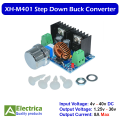 XH-M401 Adjustable Step Down Buck Converter 4-40V To 1.25-36V DC-DC Step Down Voltage Converter Power Supply Module DC Voltage Regulator 8A 200W XL4016E1. 