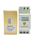MORA Electronic Weekly 7 Days Programmable Digital TIME Relay Timer Switch with Replaceable Battery Option Digital LCD Control AC 220V 230V 16A Din Rail Mount. 