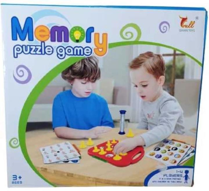 Memory Puzzle Board Game for Kids Pattern Matching Toy Cognitive Learn and Teaching Aid