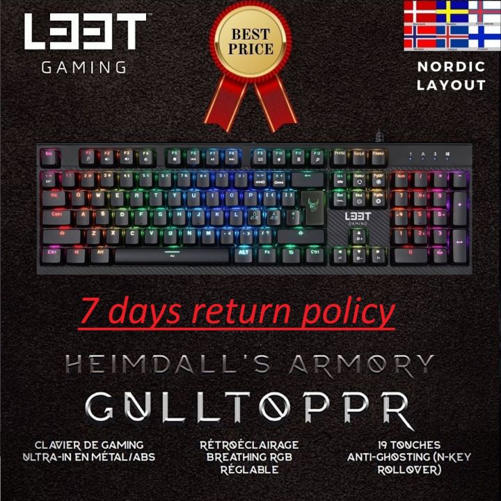 SEMI MECHANICAL GAMING KEYBOARD RGB BACKLIGHT