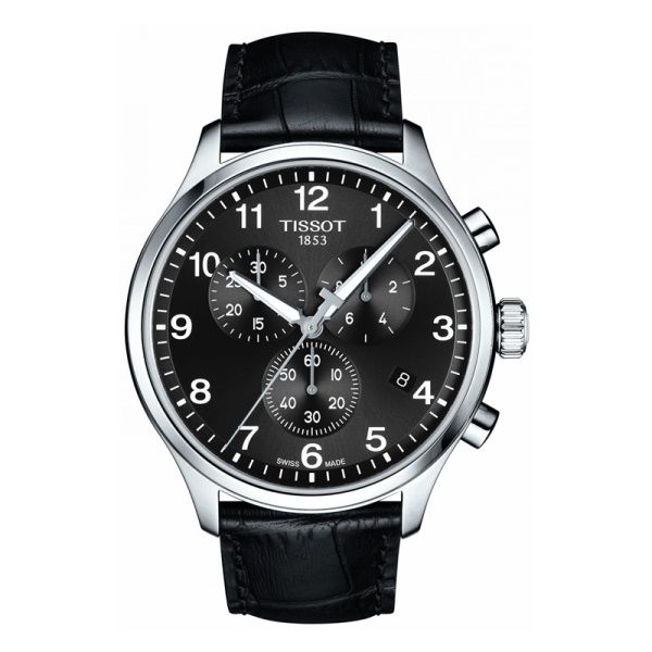 TISSOT T116.617.16.057.00 Leather Strap Wrist Watch for Men