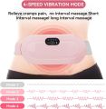 Portable Menstrual Cordless Heating Pad Electric Wireless Heating Massager Pad for Lower Back Stomach Pain Relief Period Cramps Comfier Belly Device USB Warming Waist Belt, 3 Heat Levels 4 Modes. 
