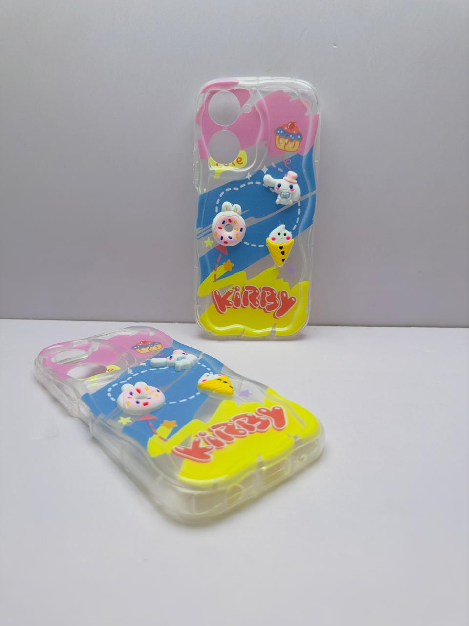 Lahore Mobile Case for Vivo Y18 Back Cover Colorful Wavy Phone Cases - Luxerey Back Cover - Creative Lovely 3D Doll -Girls Back Cover 4