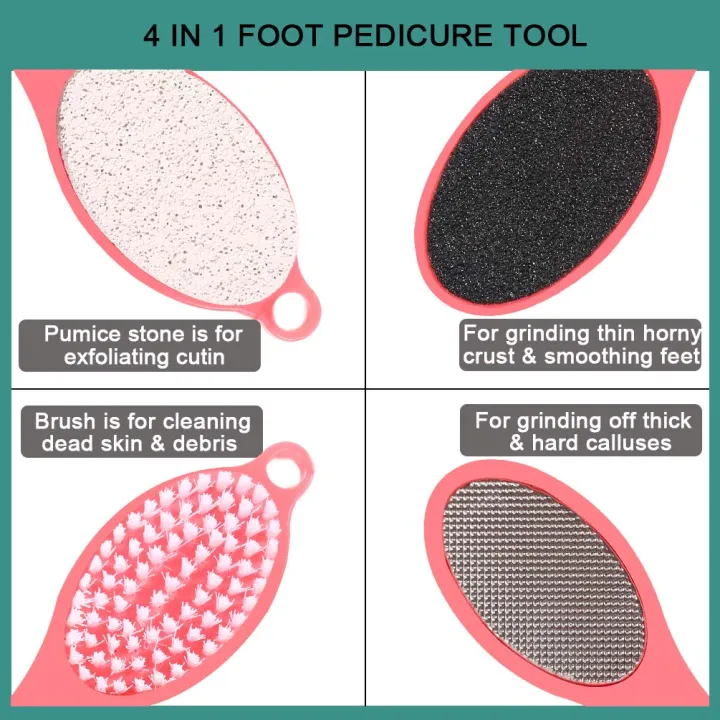 4%20in%201%20Pedicure%20Tool%20Foot%20Scrubber%20Brush%20Foot%20File%20With%20Pedicure%20And%20Manicure%20Brush%20-%20Image%203