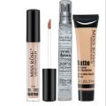 MISS ROSE Concealer , Matte Foundation &  Pearl Primer 22ml - 3 Pcs Set. 