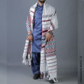 Colorful Sindhi  Balochi Jumbo Sized Tharri  Wadera Shawl for Men | Kamaal Khan. 