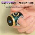 Smart Ring Counter Clicker Waterproof Digital Tally Counter Ring with Time Reminder Rechargeable Finger Counter for Easy Tracking Adjustable Smart Design Electronic Counter Clicker. 