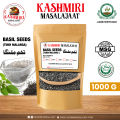 Basil Seeds and Gond Katira Combo Pack 1000g | TukhMalangha and Gond Katira Combo Pack | Kashmiri Masalajaat. 