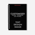 Customized Pocket Notebook - Blank Pages. 