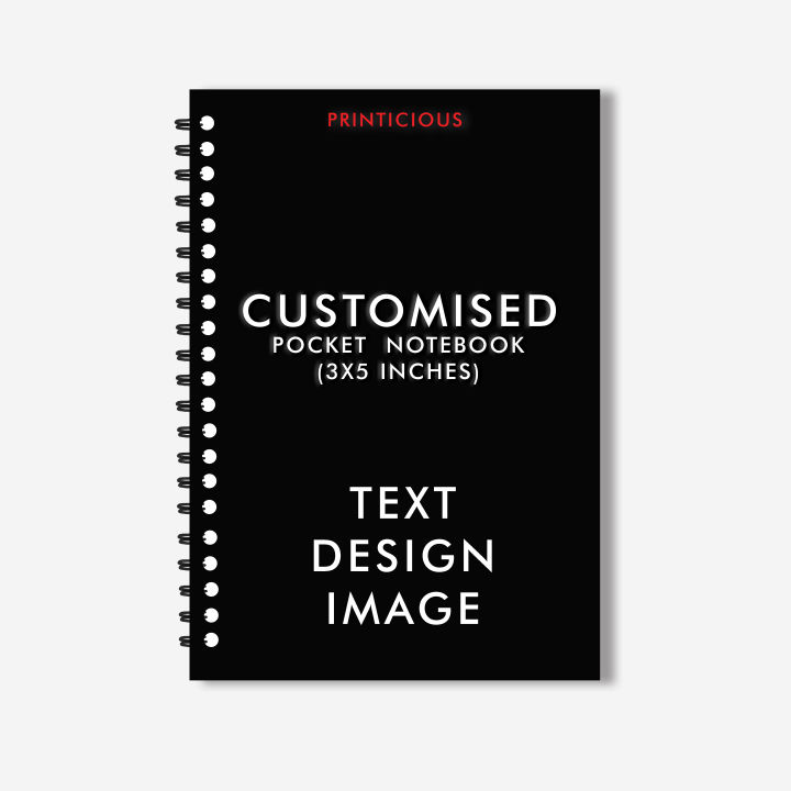 Customized Pocket Notebook - Blank Pages