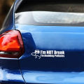 Funny Not Drunk I'm Avoiding Potholes Car Sticker Truck Body Window Bumper Decal. 