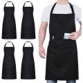 Professional Black  Aprons | 32x28 Inch  Black cloth. 