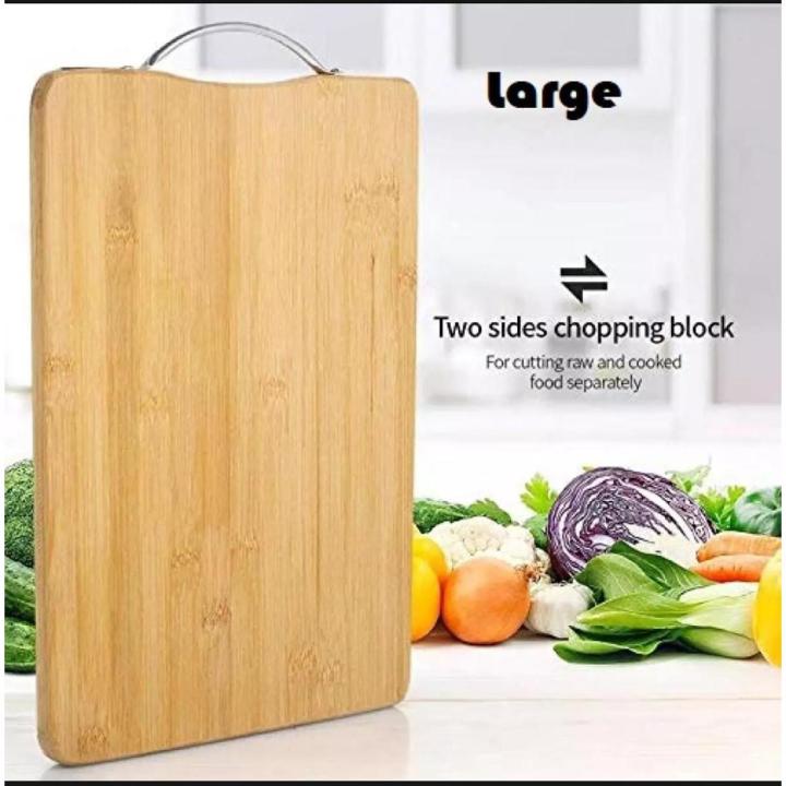 CUTTING BOARD  Large Size Cutting Board Wooden Cutting Board Thick Strong Meat Chopping Block Solid Easy To Hang