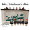 LEAD ACID BATTERY CAPS TO CHECK WATER LEVEL, Color Black. 