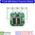 4S 20A BMS HX-4S-A20 Battery Protection Board for 18650 Li-ion Pack, Overcharge & Short Circuit Safety by Electrica. 
