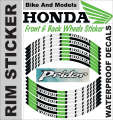 HONDA Pridor Rim Decoration Sticker. 