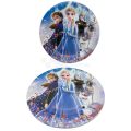 FROZEN THEME PAPER PLATES - PACK OF 10 PAPER PLATES - FROZEN THEME BIRTHDAY PARTY TABLEWARE. 