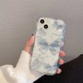 Cute Cream Butterfly Casing Samsung Galaxy A16 5G Case. 