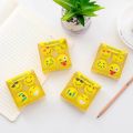 Pack of 04 Emoji Smiley Erasers for Girls Kids Boys cute rubber for kids Non-Toxic Eraser (Multicolor). 