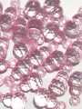Beads for DIY Crafts.  White, Yellow, Pink, and Orange Drop Tussle (Latkan) Acrylic Beads. Pack of 40gms Beads, For DIY Jewelry Making, Jewelry, And Dress Accessories.. 