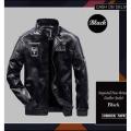 Embroidered China REXINE Jacket for Men.. 