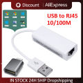 USB Ethernet Adapter For Nintendo Switch Wii U 10/100Mbps Network Card USB A To RJ45 Lan Internet Cable For Laptop PC Computer. 