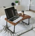 AMNA MALL | Laptop Table for Bed | Foldable & Lightweight Bed Desk for Online Classes | Reading | Eating & Office Work | Portable Laptop Table | Laptop Table | Folding Laptop Table | Laptop Table With Tray | Laptop Table With Drawer | Laptop Desk. 