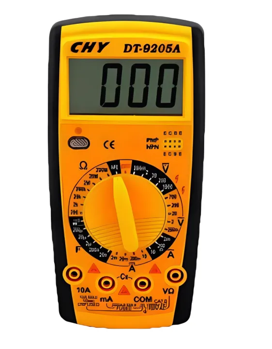 CHY DT-9205A Digital Multimeter – LCD Display Electrical Testing Meter ...
