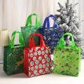 Festive Party Favor Bags Christmas Party Handbag Party Candy Gift Bag Christmas Gift Bag Non Woven Fabric Bag. 