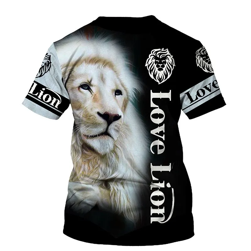 The Lion King 3D Print Men T shirt Summer O Neck Short Sleeve Tees Tops 3D Style Male Clothes Fashion Casual T shirts Daraz.pk