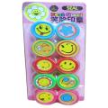 Smiley Face Stamp Art # JS - SF Stamp-001. 