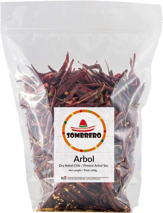 arbol dried pepper hottest chili! Perfect for Food... 600gm