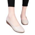 【ETOP】New arrivals korean fashion boots for women Women's Wedge Casual Round Head Pumps Wild Professional Work Shoes. 