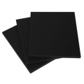Openness -3 Pack 4x4, 6x6, 8x8, 10x10, 12x12 Black Canvas, 100% Cotton for Painting, Arts & Craft, Small Canvas, Square Canvas. 