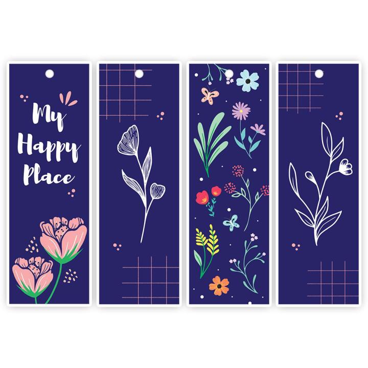 Blue%20Cute%20Aesthetic%20Floral%20Bookmarks%20%7C%20Waterproof%20Bookmarks%20%7C%20Cute%20Bookmarks%20-%20Image%203