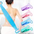 A&H Store Back Scrubber for Shower Silicone Body Brush 30 inches/76 cm Extra Long Exfoliating Body Scrubber With Handle for Men and Women Long Lasting and Easy to Clean. 