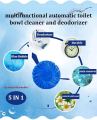 10 Pcs Automatic Toilet Bowl Cleaner Tablets – Blue Bubble Tank Cleaner for Fresh & Stain-Free Toilet. 