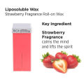 Rica Roll On Wax Refill - 100 ML Depilatory Waxing Refill for Women, for Sensitive Skin, Strawberry, Banana & Lemon Roll On Wax Kit for Larger Areas of the Body, Roller Waxing Hair Removal, at Home Waxing for Women and Men. 